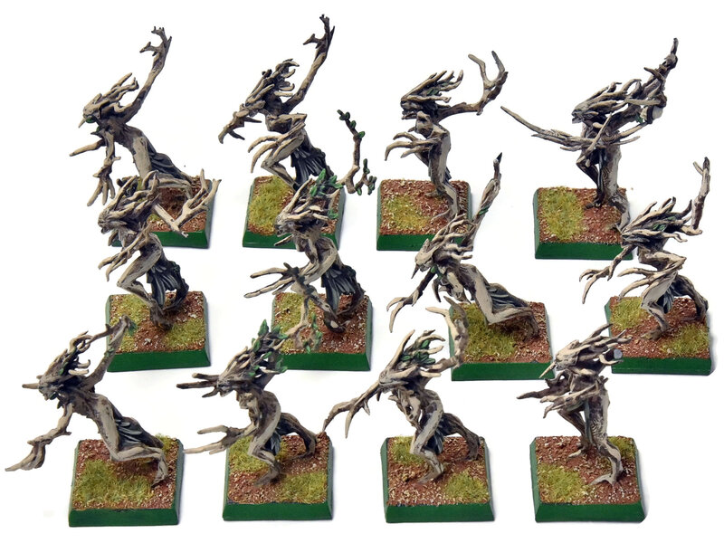 Games Workshop WOOD ELVES 12 Dryads #1 PRO PAINTED Warhammer Fantasy