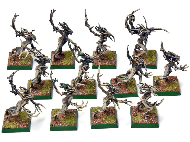 Games Workshop WOOD ELVES 12 Dryads #1 PRO PAINTED Warhammer Fantasy