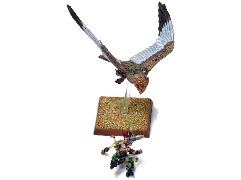 Games Workshop WOOD ELVES Warhawk Rider #4 PRO PAINTED METAL Warhammer Fantasy