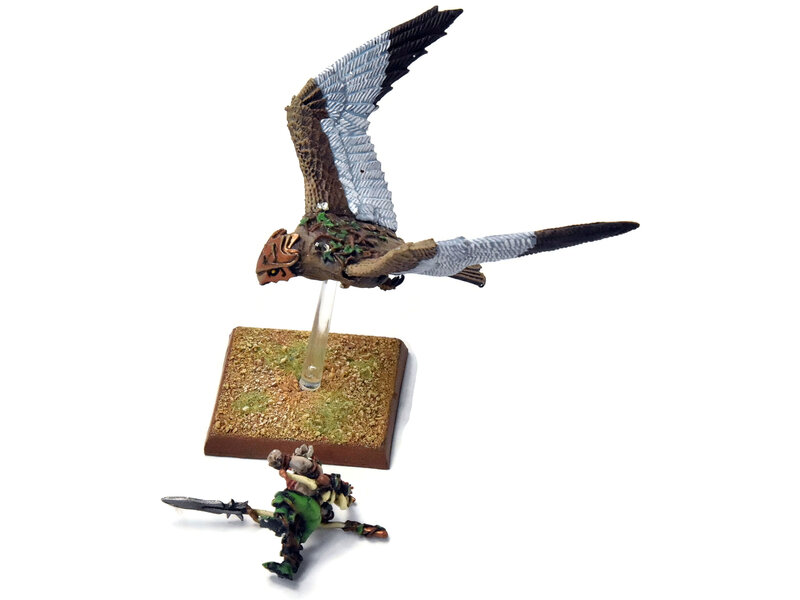 Games Workshop WOOD ELVES Warhawk Rider #4 PRO PAINTED METAL Warhammer Fantasy