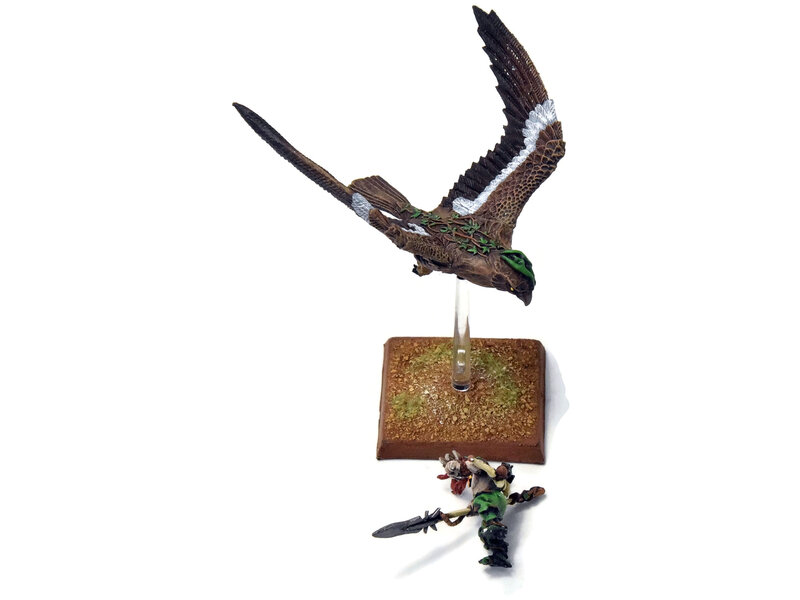 Games Workshop WOOD ELVES Warhawk Rider #5 PRO PAINTED METAL Warhammer Fantasy