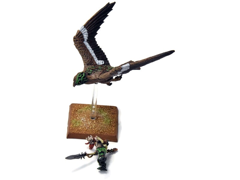Games Workshop WOOD ELVES Warhawk Rider #5 PRO PAINTED METAL Warhammer Fantasy