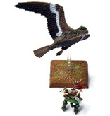 Games Workshop WOOD ELVES Warhawk Rider #5 PRO PAINTED METAL Warhammer Fantasy