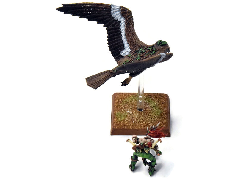Games Workshop WOOD ELVES Warhawk Rider #5 PRO PAINTED METAL Warhammer Fantasy