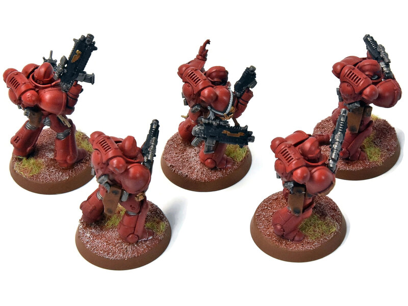 Games Workshop BLOOD ANGELS 5 Primaris Intercessors #3 WELL PAINTED Warhammer 40K
