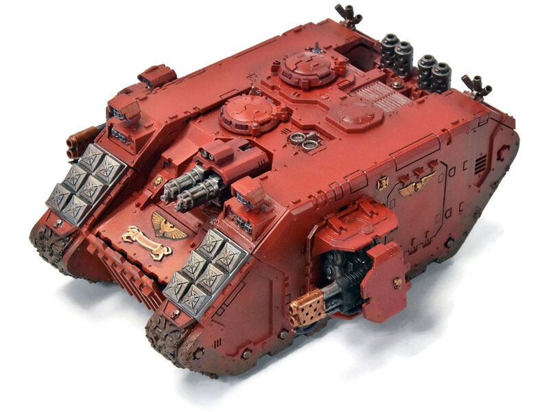 Games Workshop BLOOD ANGELS Land Raider #1 WELL PAINTED Warhammer 40K