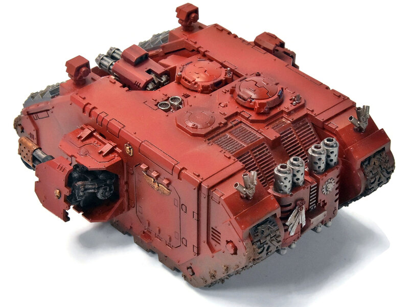 Games Workshop BLOOD ANGELS Land Raider #1 WELL PAINTED Warhammer 40K