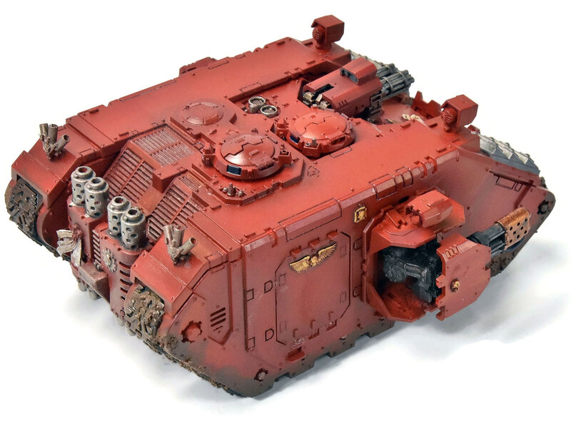 Games Workshop BLOOD ANGELS Land Raider #1 WELL PAINTED Warhammer 40K