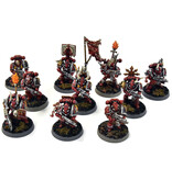 Games Workshop CHAOS SPACE MARINES World Eaters 10 Chaos Space Marines #3 WELL PAINTED 40K