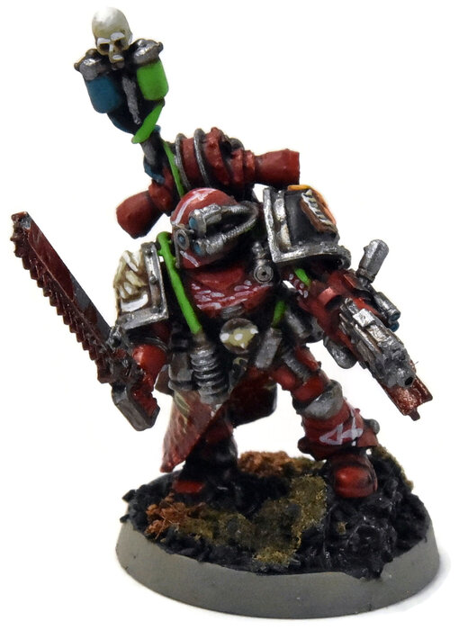CHAOS SPACE MARINES World Eater Apothecary #1 Forge World WELL PAINTED 40K