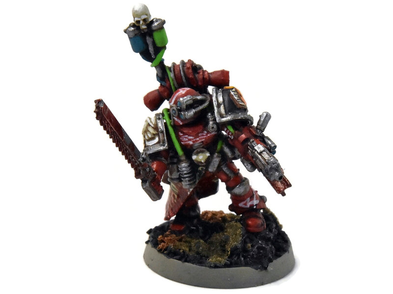 Forge World CHAOS SPACE MARINES World Eater Apothecary #1 Forge World WELL PAINTED 40K