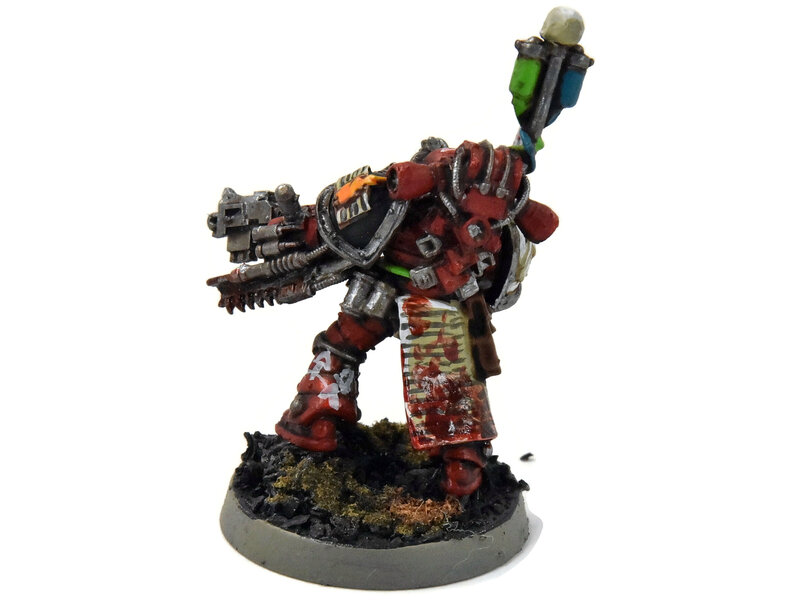Forge World CHAOS SPACE MARINES World Eater Apothecary #1 Forge World WELL PAINTED 40K