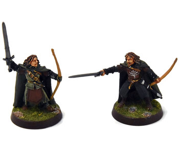 MIDDLE-EARTH Faramir & Damrod Ithilien METAL PRO PAINTED LOTR