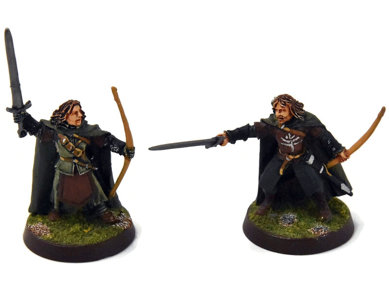 Games Workshop MIDDLE-EARTH Faramir & Damrod Ithilien METAL PRO PAINTED LOTR