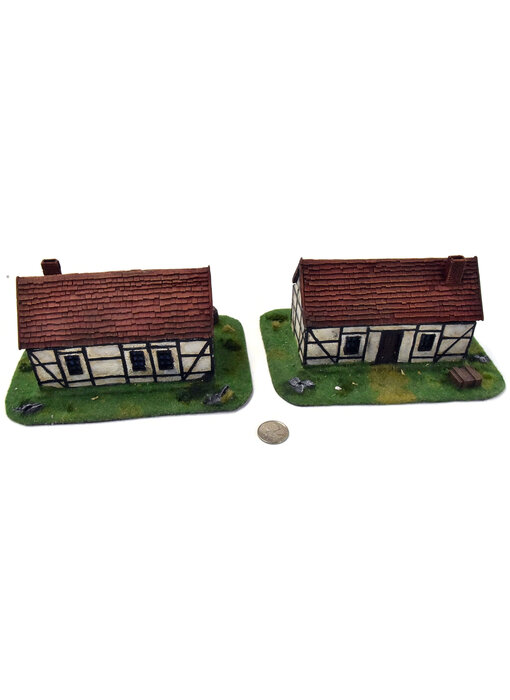 WARGAMING Scenery Terrain 2 Houses #1