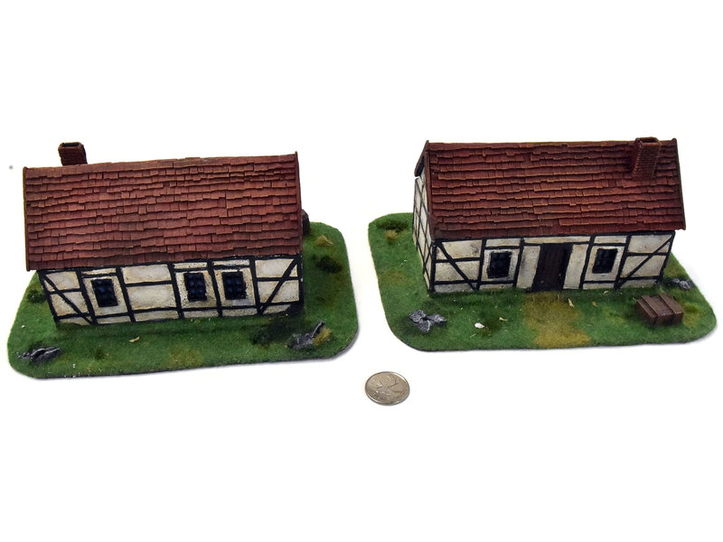 Games Workshop WARGAMING Scenery Terrain 2 Houses #1