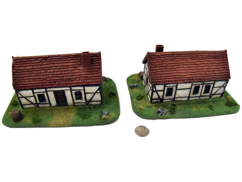 Games Workshop WARGAMING Scenery Terrain 2 Houses #1