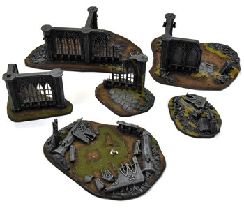 FANTASY SCENERY Gothic Scenery #1 WELL-PAINTED