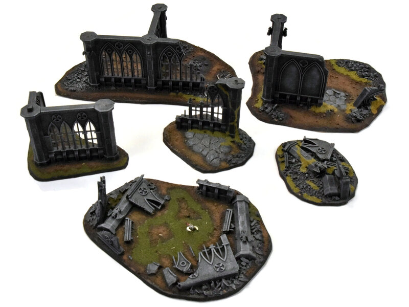 Games Workshop FANTASY SCENERY Gothic Scenery #1 WELL-PAINTED