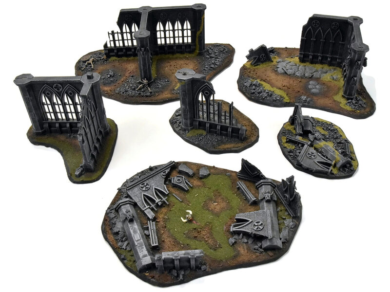 Games Workshop FANTASY SCENERY Gothic Scenery #1 WELL-PAINTED