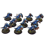Games Workshop SERAPHON 10 Saurus Warriors #1 WELL PAINTED Sigmar
