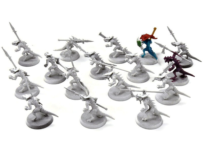 Games Workshop SERAPHON 16 Saurus Warriors No Shield Sigmar