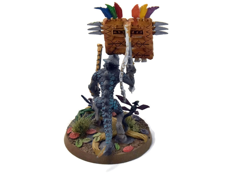 Games Workshop SERAPHON Saurus Astrolith Bearer #1 Converted Sigmar