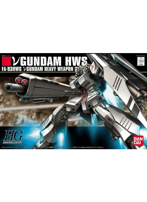 Bandai HGUC #93 1/144 Nu Gundam (Heavy Weapon System Equipment Type)