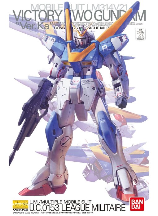 Bandai MG 1/100 V2 Gundam (Ver. Ka) Victory Gundam