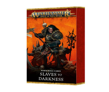 Slaves To Darkness Warscroll Card (English)