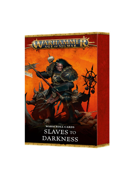 Slaves To Darkness Warscroll Card (English)