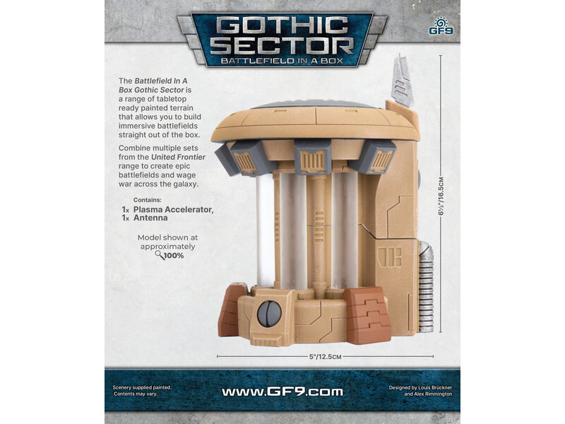Battlefield in a Box Battlefield In A Box - Gothic Sector United Frontier Plasma Accelerator