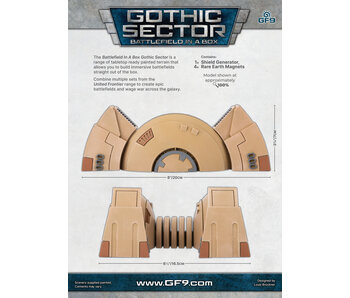 Battlefield In A Box - Gothic Sector United Frontier Shield Generator