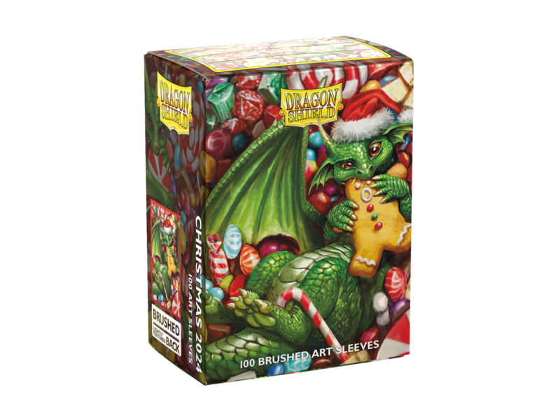 Dragon Shield Sleeves Brushed Art Christmas 2024 100ct
