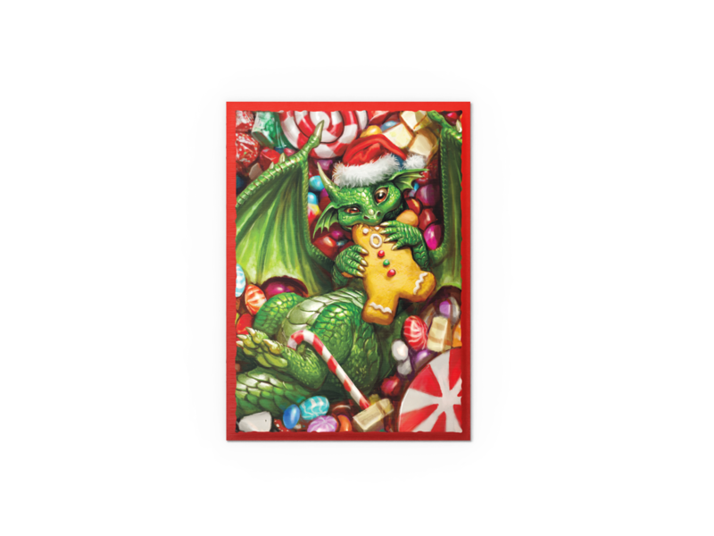 Dragon Shield Sleeves Brushed Art Christmas 2024 100ct