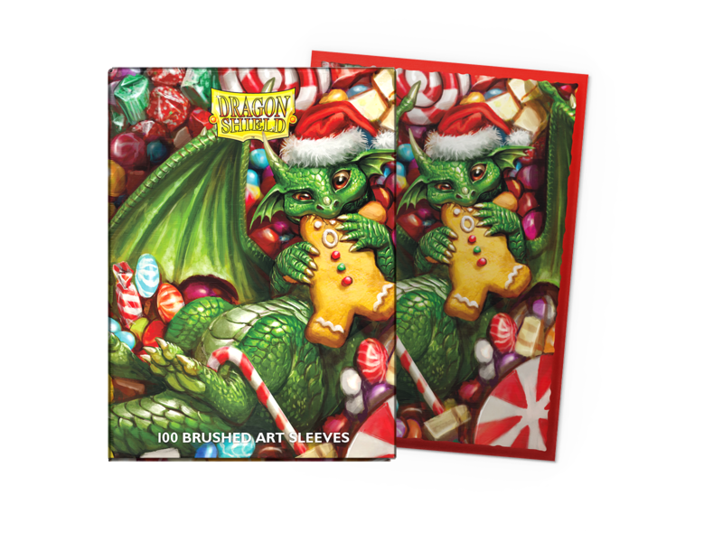 Dragon Shield Sleeves Brushed Art Christmas 2024 100ct