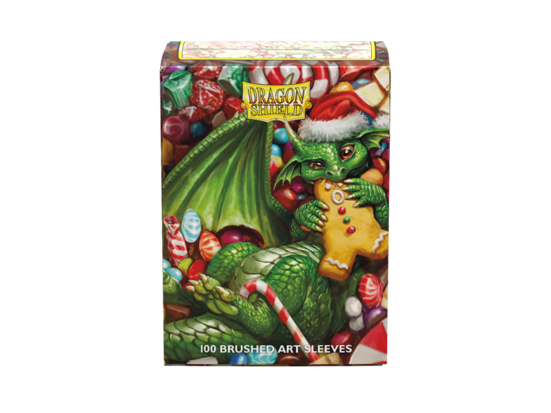 Dragon Shield Sleeves Brushed Art Christmas 2024 100ct