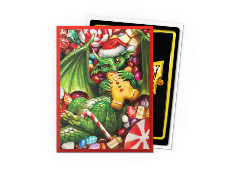 Dragon Shield Sleeves Brushed Art Christmas 2024 100ct