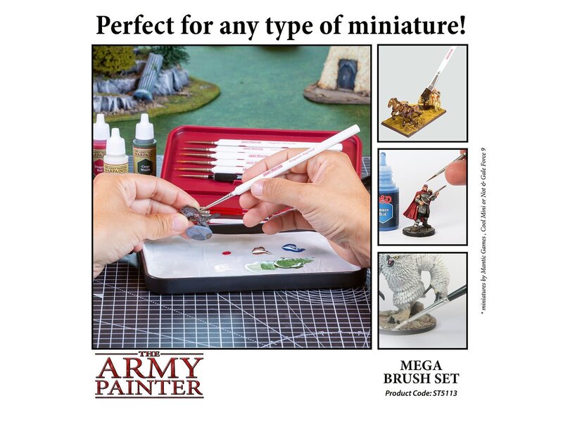 The Army Painter Wargames Mega Brush Set