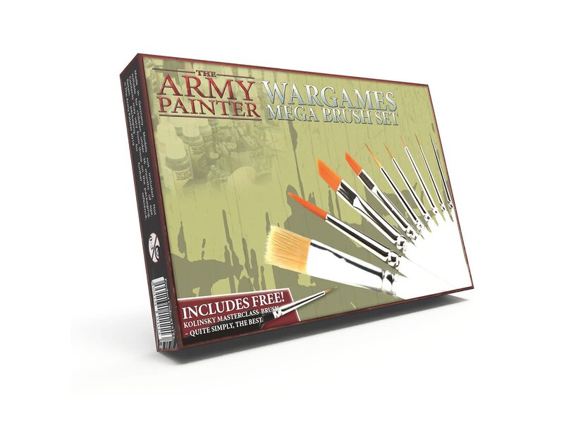 The Army Painter Wargames Mega Brush Set