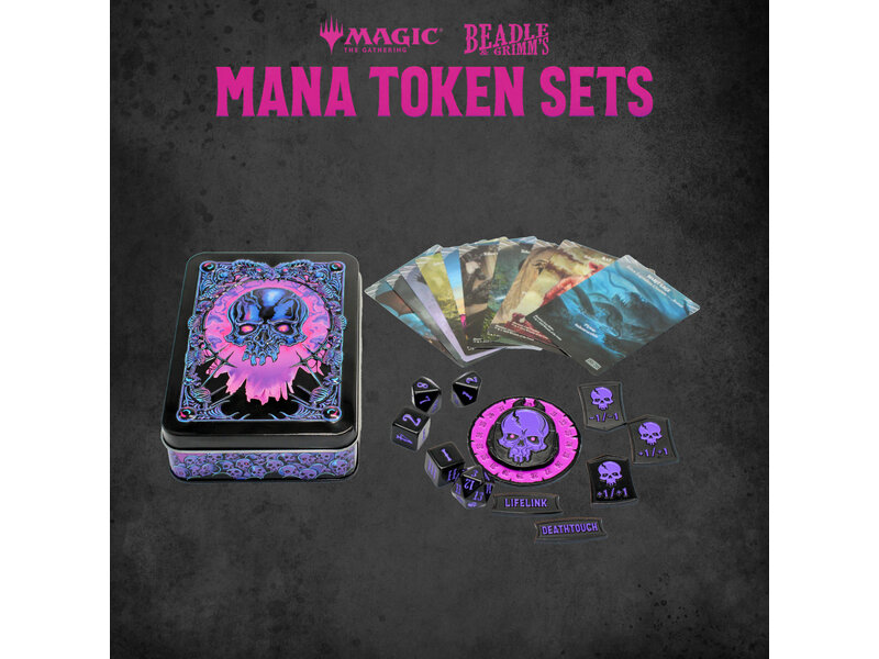 Magic The Gathering Beadle & Grimms Mtg Mana Token Set Black