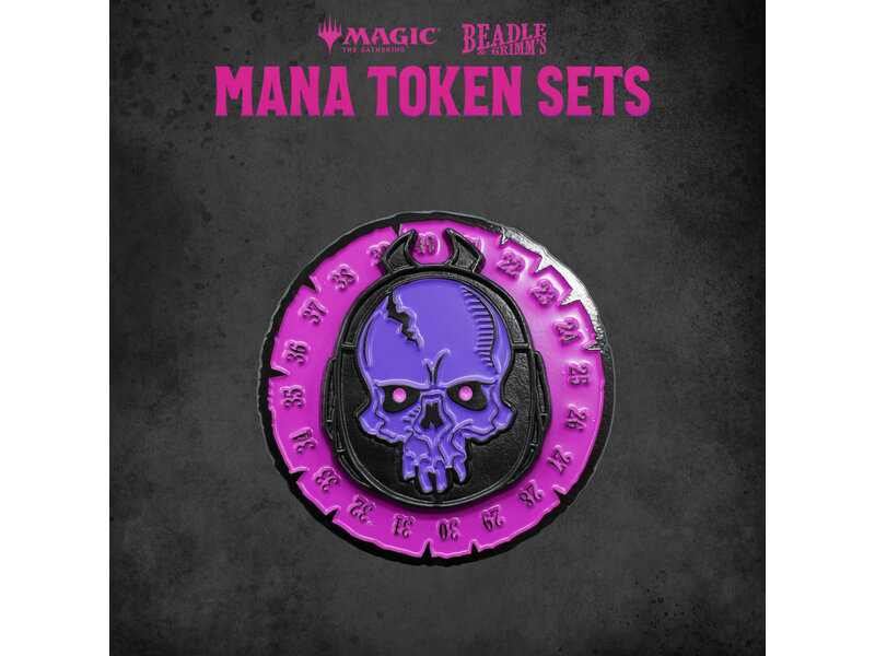 Magic The Gathering Beadle & Grimms Mtg Mana Token Set Black