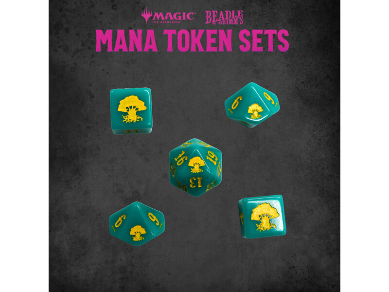 Magic The Gathering Beadle & Grimms Mtg Mana Token Set Green