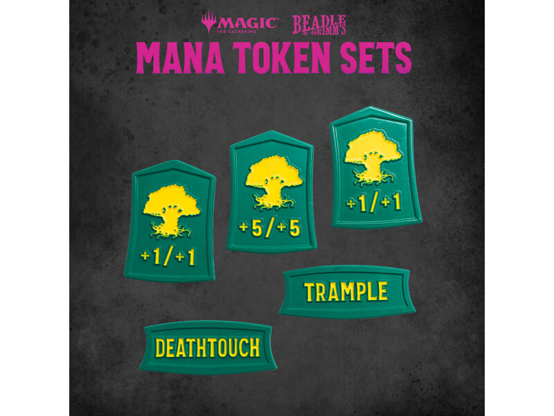 Magic The Gathering Beadle & Grimms Mtg Mana Token Set Green