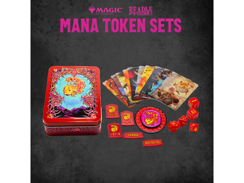 Magic The Gathering Beadle & Grimms Mtg Mana Token Set Red