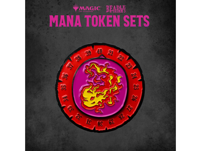 Magic The Gathering Beadle & Grimms Mtg Mana Token Set Red