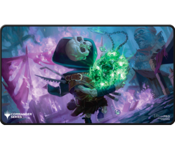Ultra Pro Playmat Mtg Commander Series Three Color Shard Tinybones Black Stitched