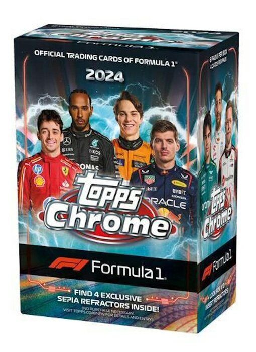 2024 Topps Chrome F1 Formula 1 6-Pack Blaster Box