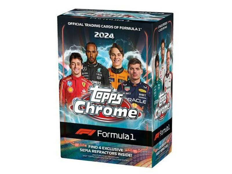 Topps 2024 Topps Chrome F1 Formula 1 6-Pack Blaster Box