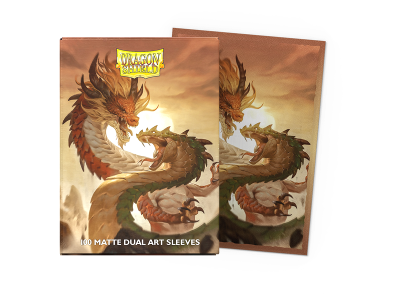 Dragon Shield Sleeves Dual Matte Wood Snake 2025 (100)